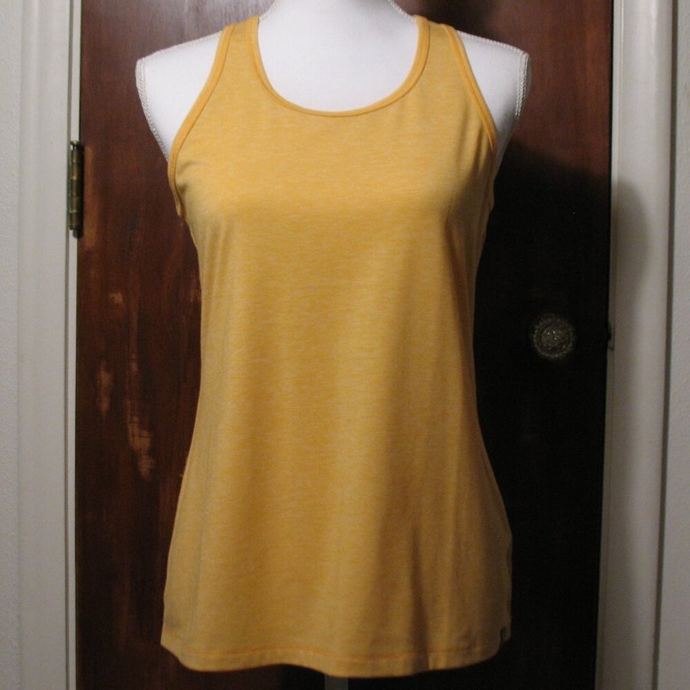 Heather Orange Double Keyhole Tank